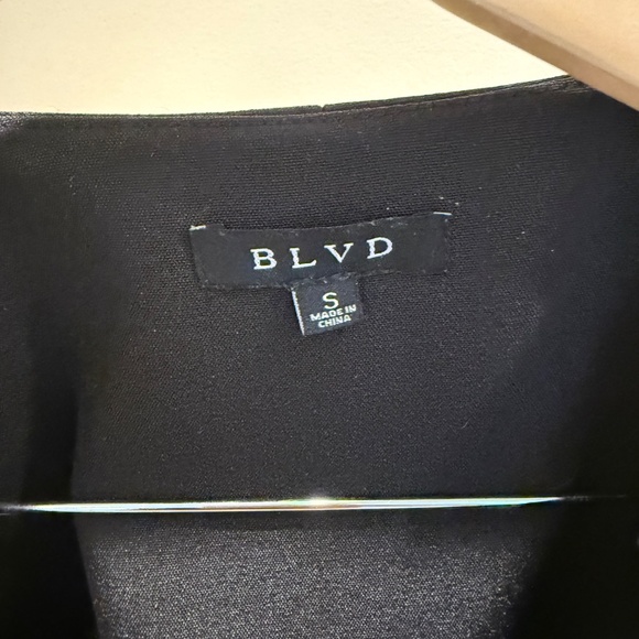 BLVD | Long black suit vest | S - Picture 2 of 3